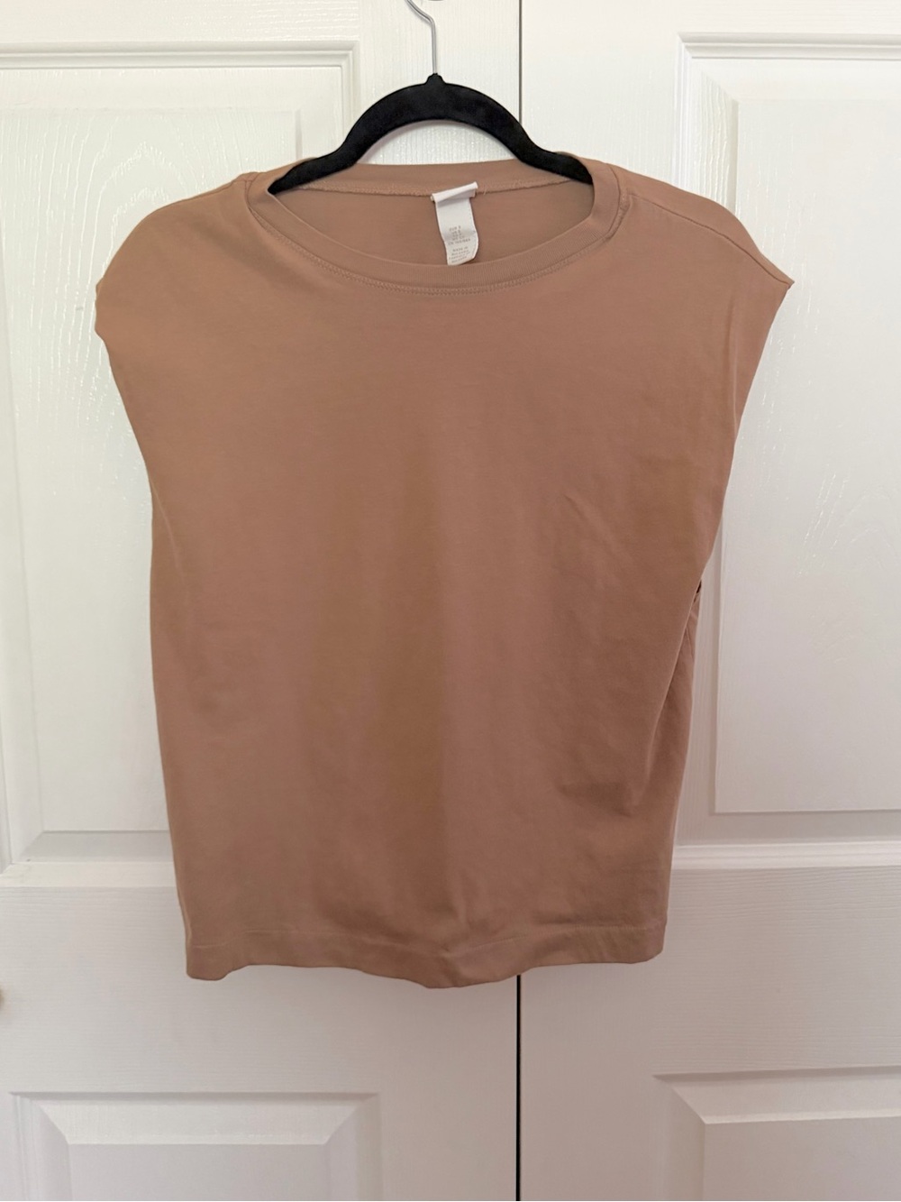 5 for $25! H&M Sleeveless Crewneck Top - Mauve Taupe